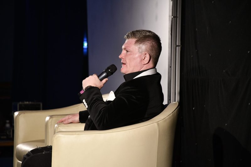 Ricky Hatton speaking Ricky Hatton speaking